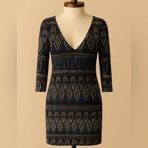 Bodycon Deep Plunge Dress